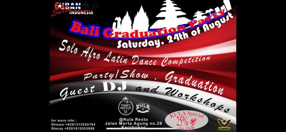 Cuban Salsa Indonesia Bali Graduation Party 2019