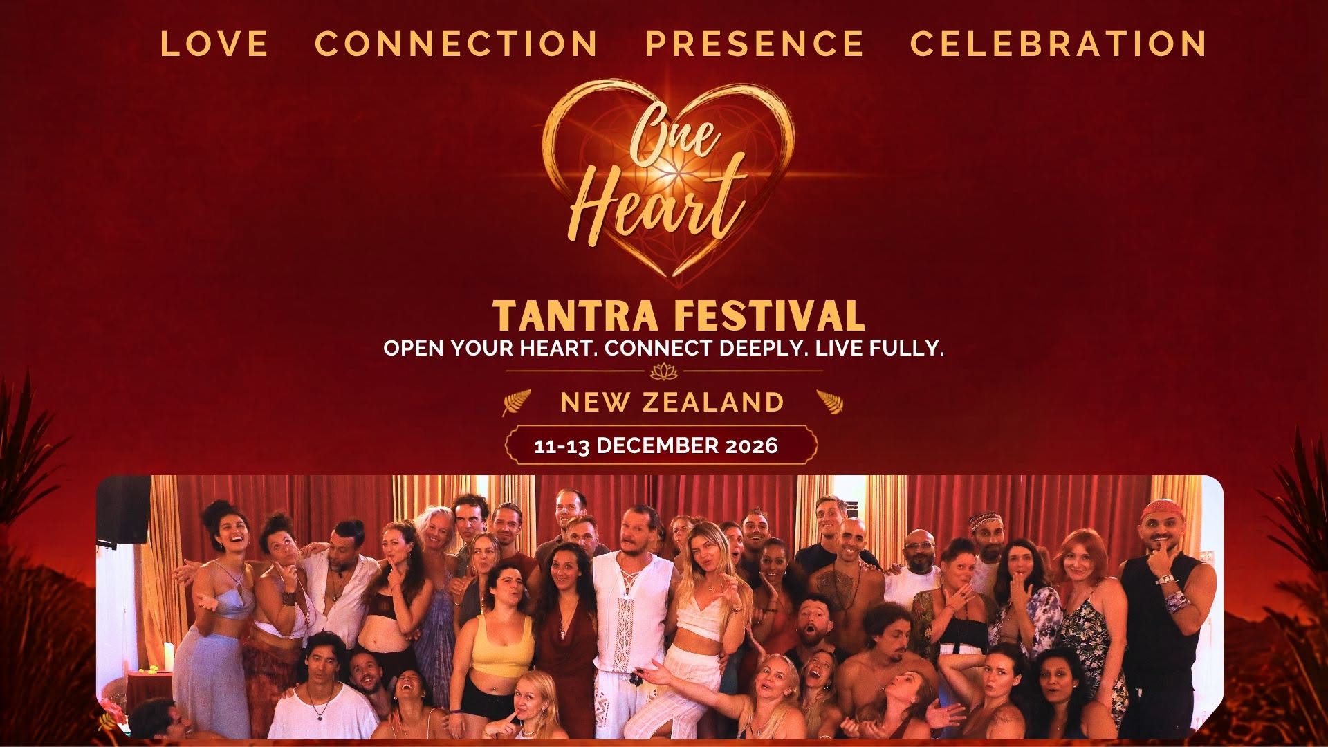❤️ ONE HEART TANTRA FESTIVAL - NEW ZEALAND