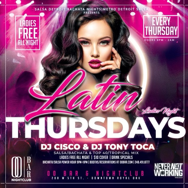 Grand Opening Night - Latin Thursdays @ 00 Bar