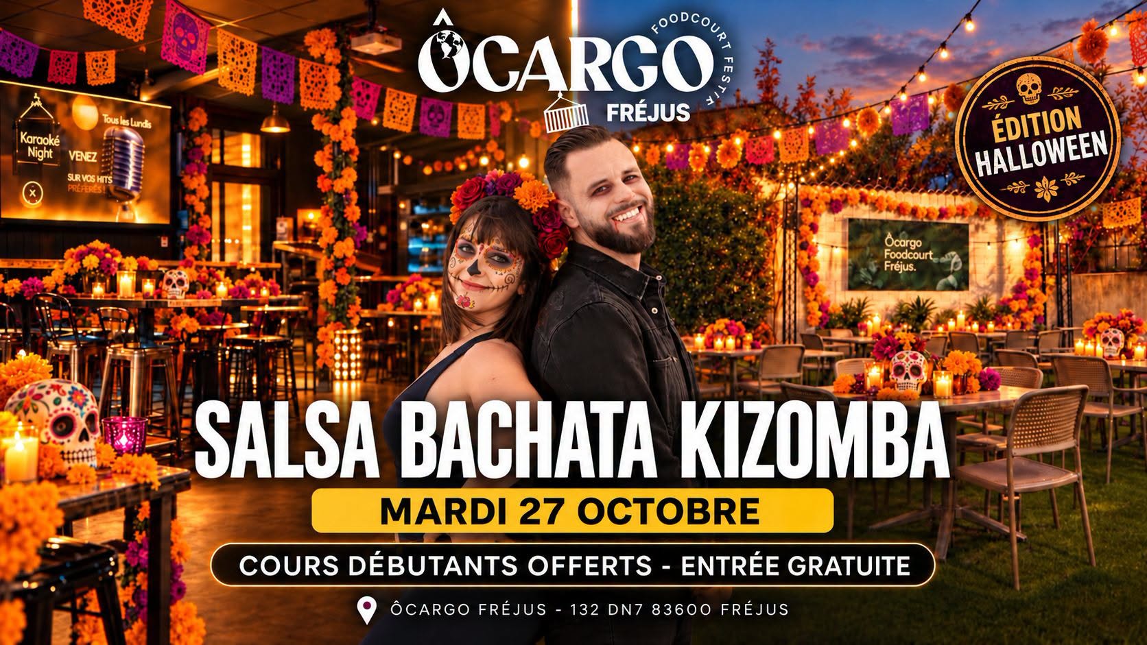 Ôcargo Fréjus Salsa Bachata Kizomba Entrée Gratuite