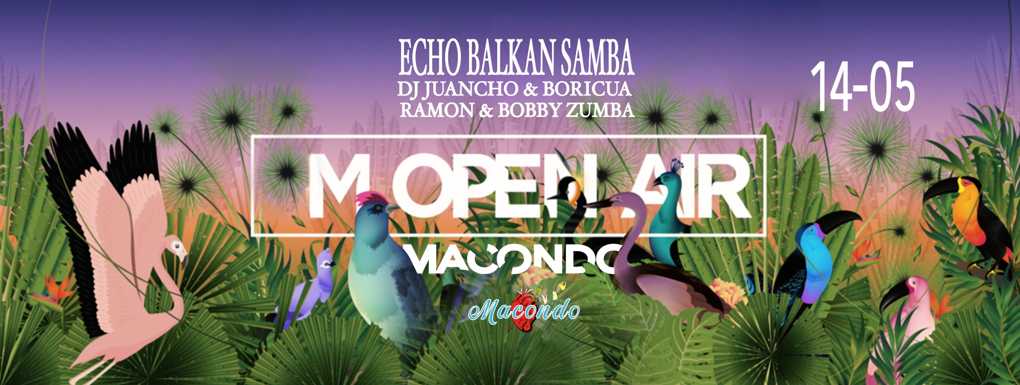 Open air el barrio Macondo & Latino party