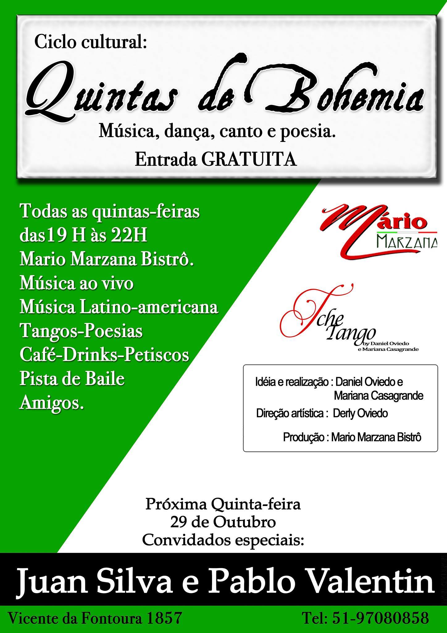 Quintas de Bohemia: música, dança, canto e poesia