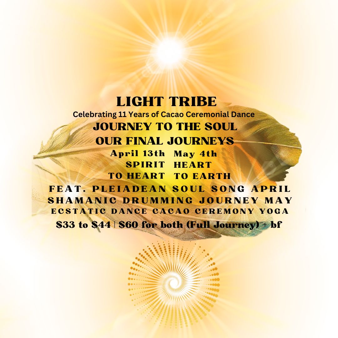 Tonight ✨TRIBE ♥️ SPIRIT TO ♥️ HEART FEAT. CROWN ACTIVATION W MAURICE 13 4+4 5 JOURNEY TO THE SOUL