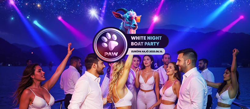 PAW 🤍White Night🤍 BOAT PARTY🛳️ @ Európa hajó (25.08.16.)