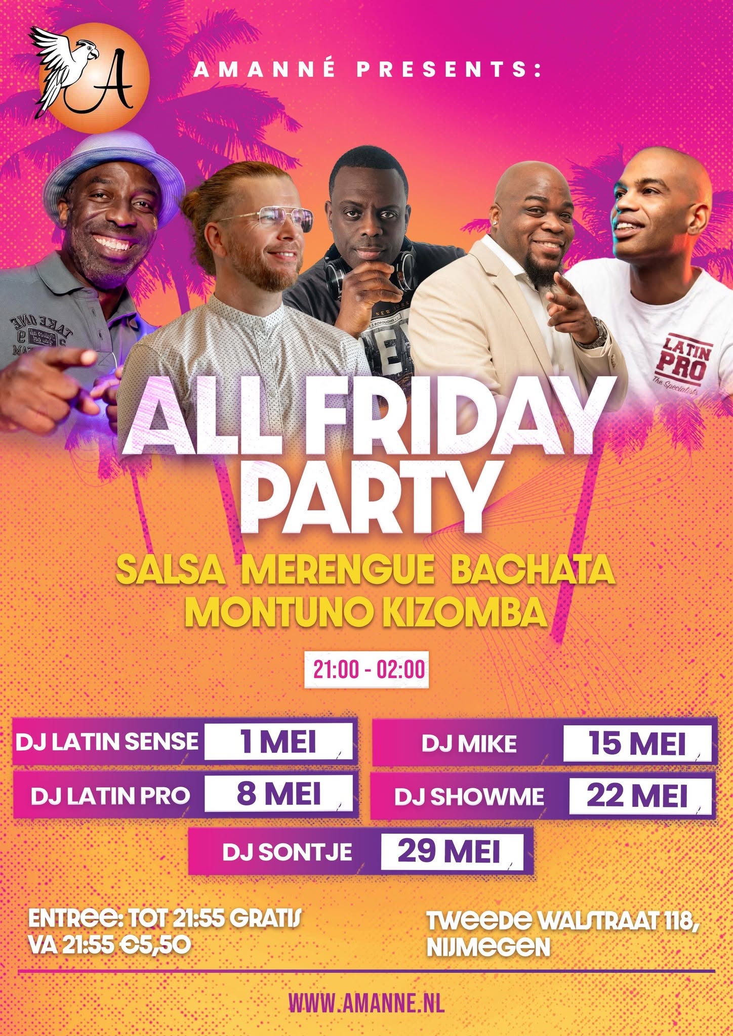 Amanné All Friday Salsa & Bachata Party