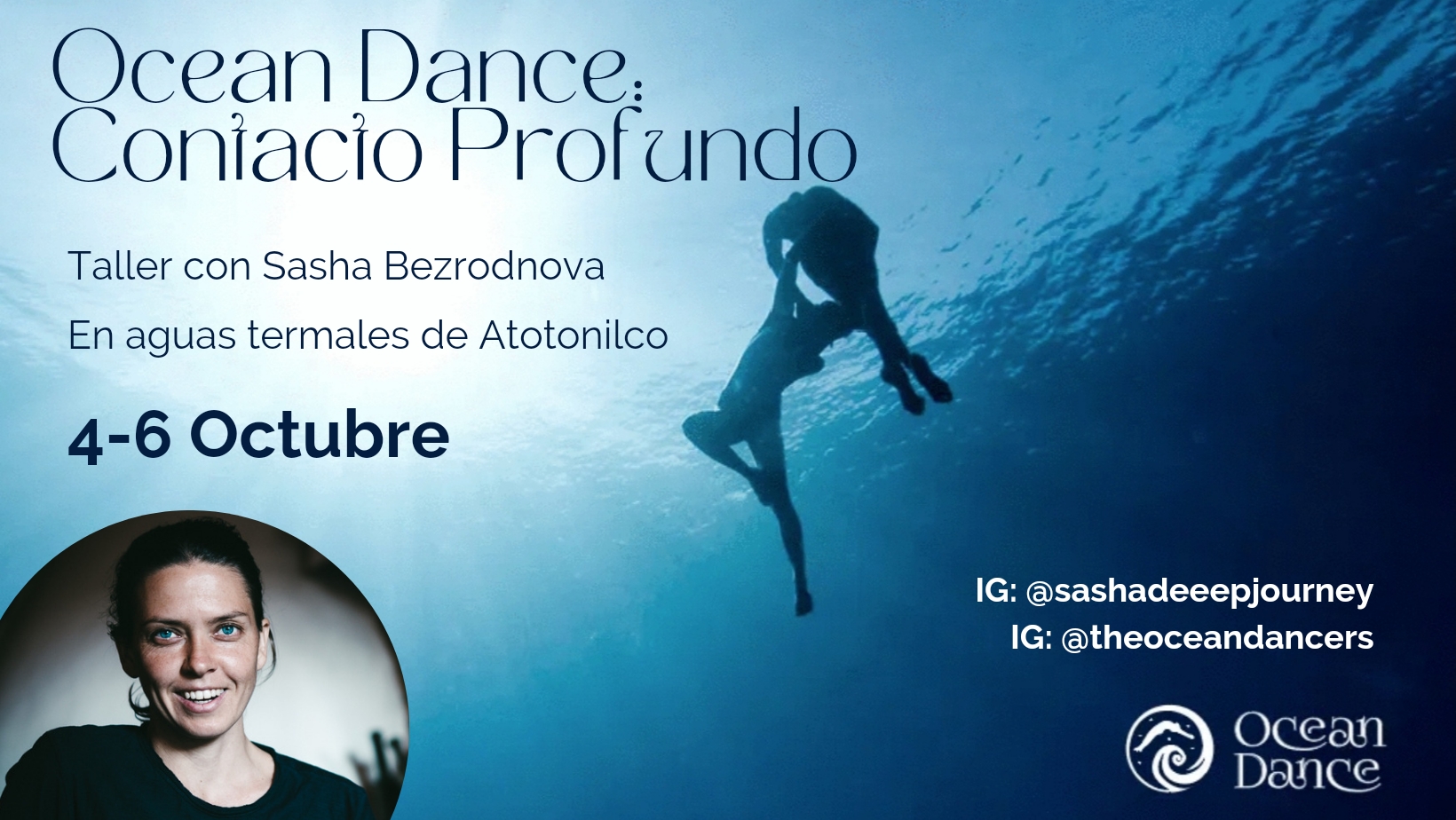 “OCEAN DANCE: CONTACTO PROFUNDO” taller con Sasha Bezrodnova