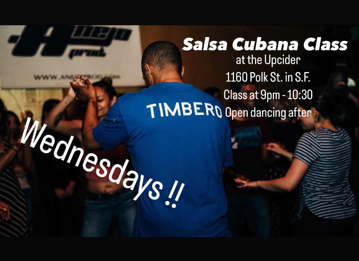 SALSA CLASS @ the UPcider Pub WEDNESDAY!!