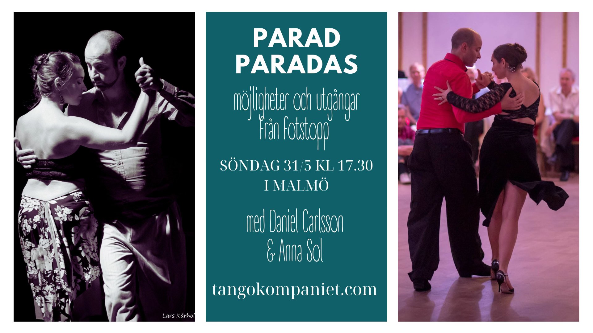 Tango workshop - PARAD PARADAS - med Daniel & Anna