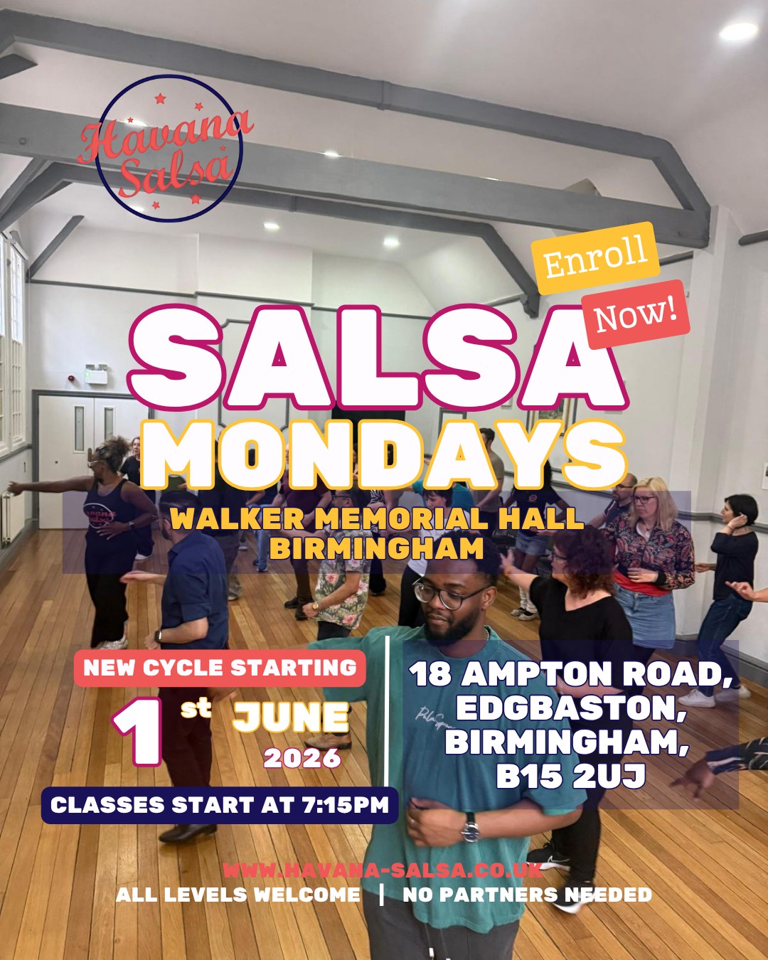 Brand New Beginner Salsa Cycle Start Your Journey in Edgbaston! ππΊ
