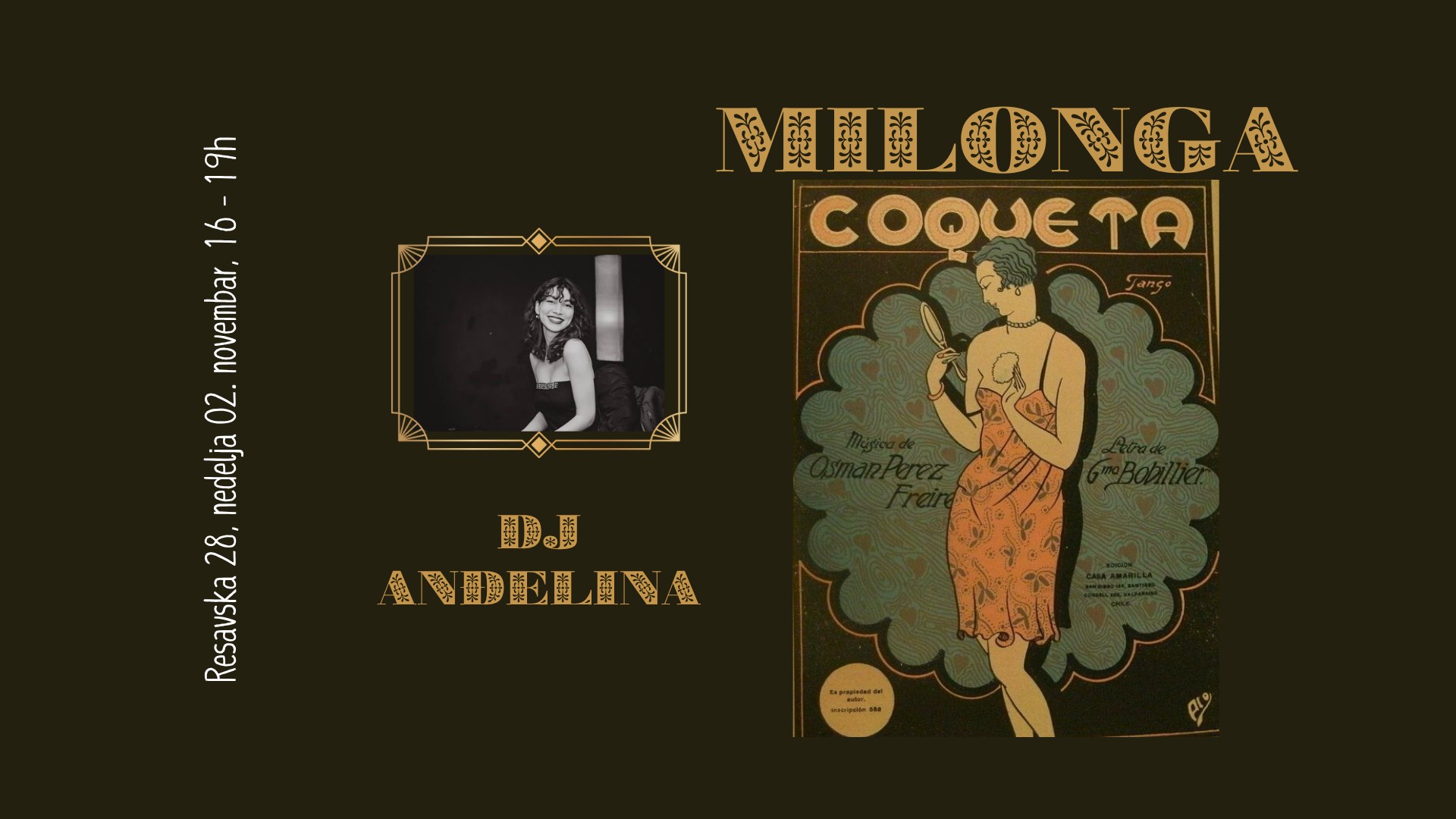 Milonga Coqueta 💃 DJ Anđelina ☺️