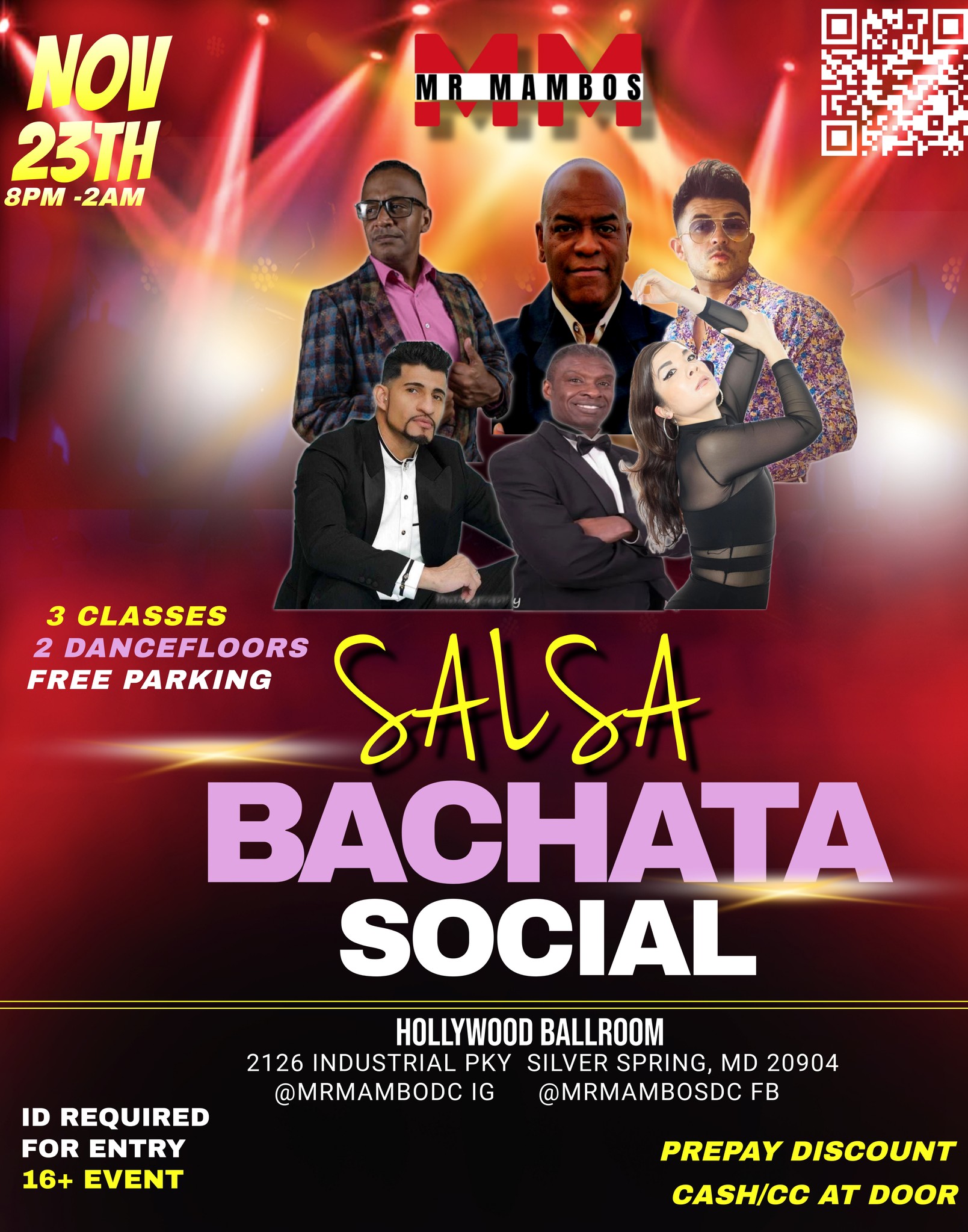 Mr. Mambo's Salsa Bachata Social at Hollywood Ballroom