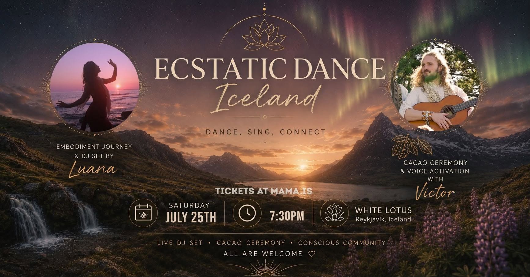 Ecstatic Dance Iceland w Luana
