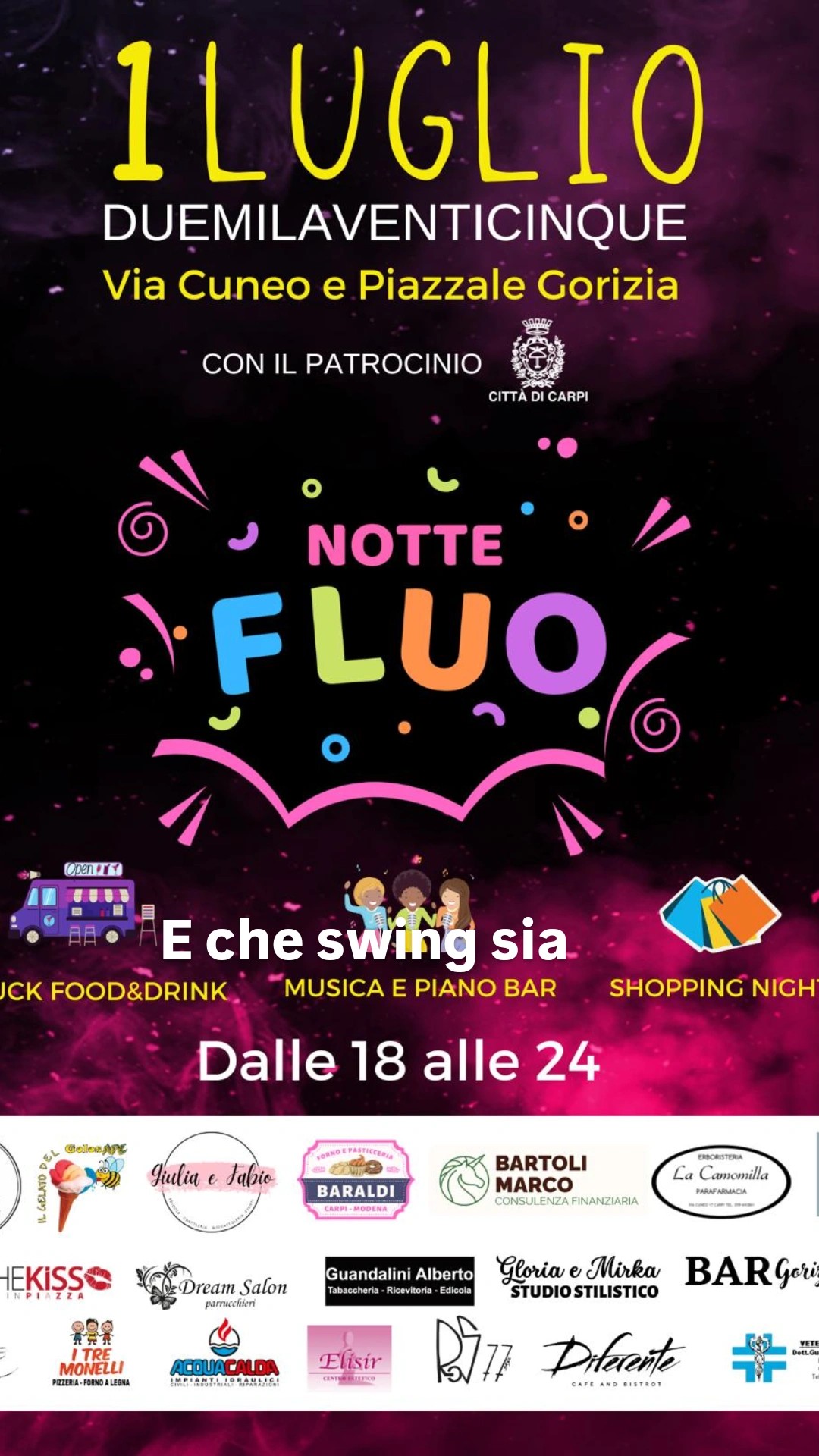 " NOTTE FLUO" all swing