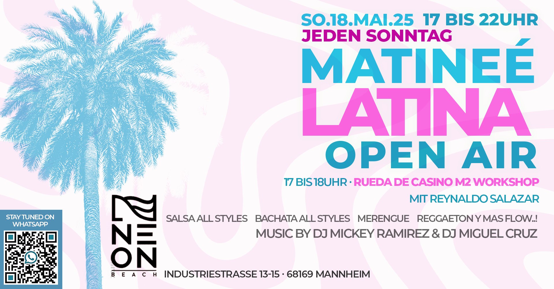MATINEÉ LATINA® OPEN AIR ★ Jeden Sonntag