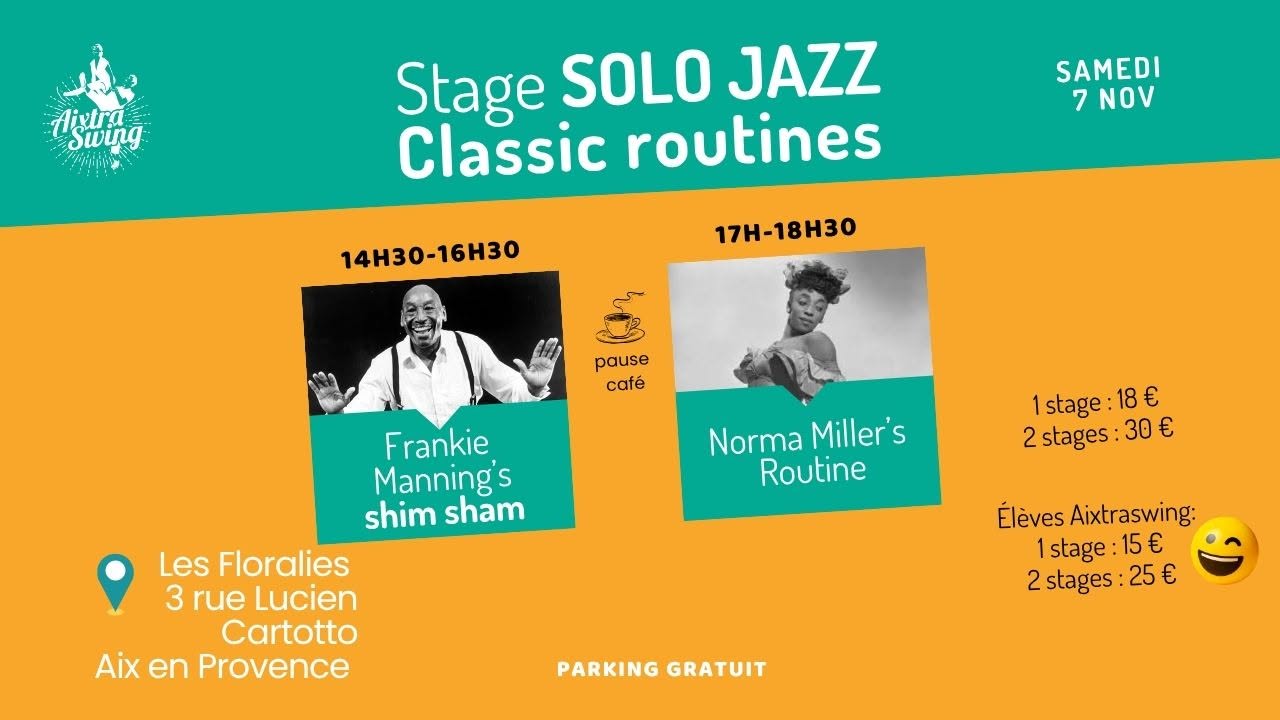 Stages SOLO JAZZ SWING