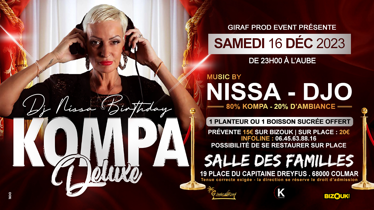 KOMPA DELUXE COLMAR - DJ NISSA BIRTHDAY
