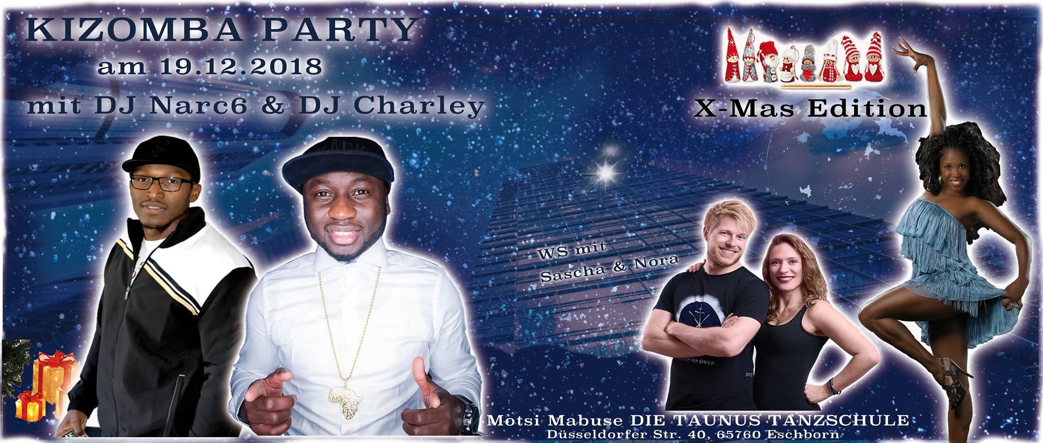 Urban Kiz DJ Narc6 & DJ Charley Sascha & Nora +Viva Lottery
