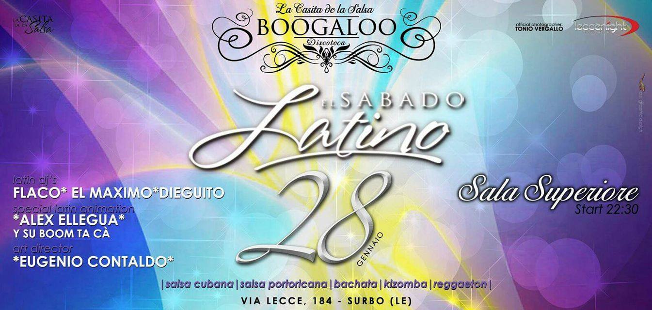 Sabato latino boogaloo sala superiore
