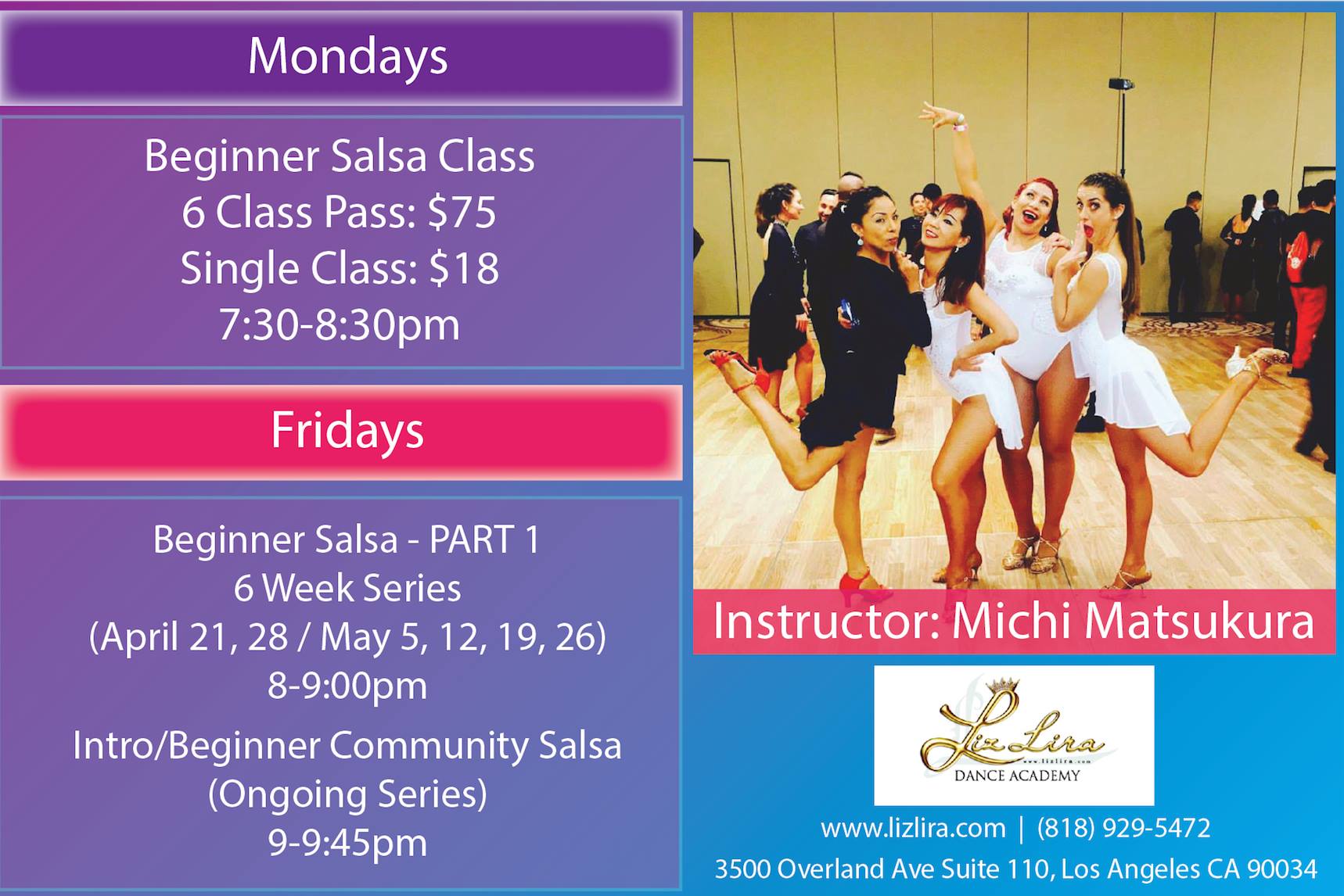 Beginner Salsa Mondays!