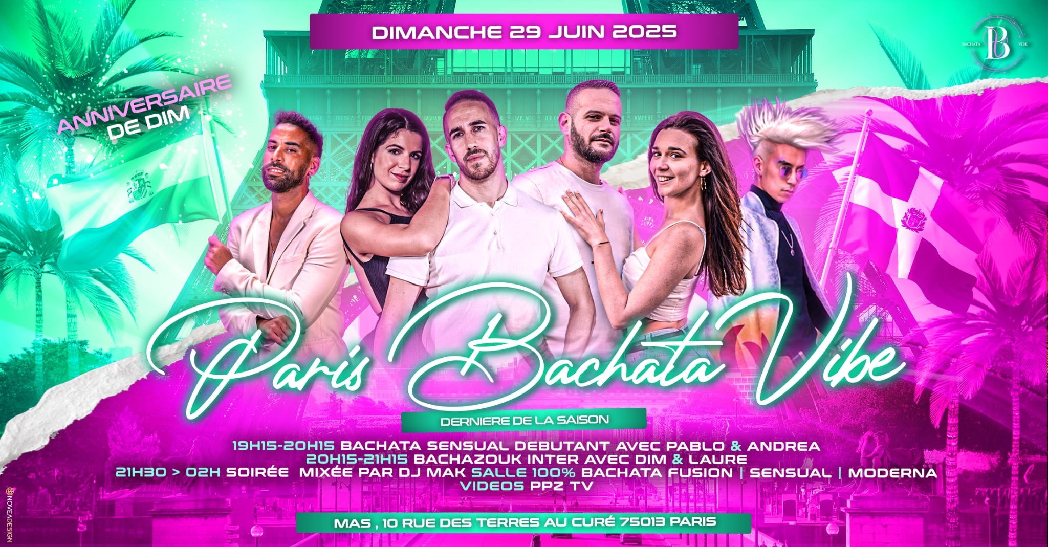 Bachata Vibe 📣 Derniere de la saison📣