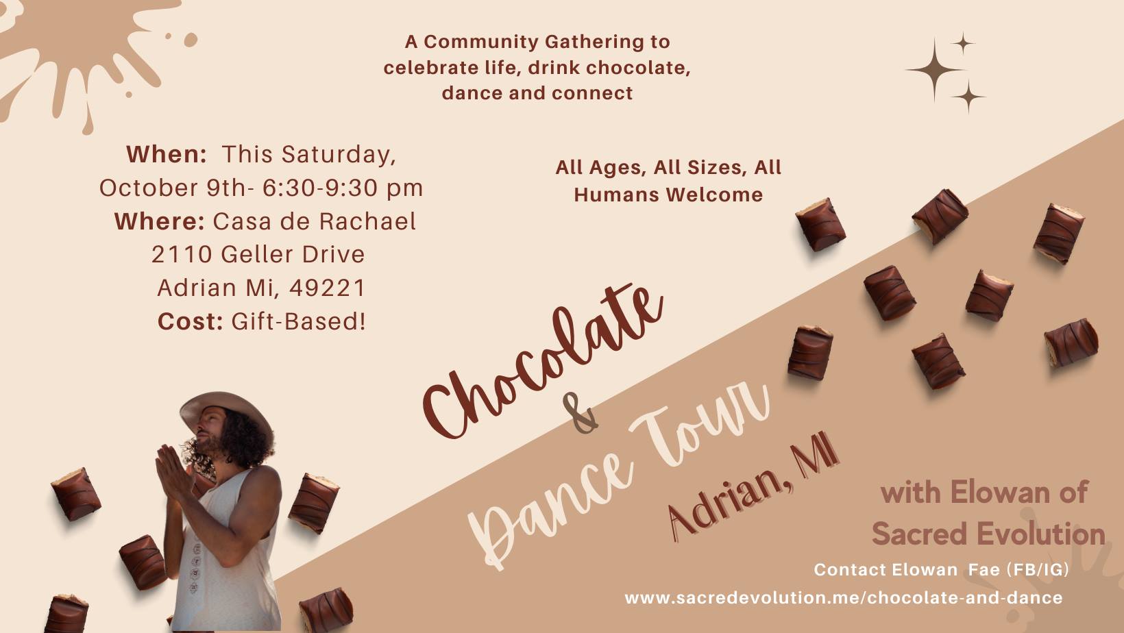Chocolate and Dance Adrian, MI!