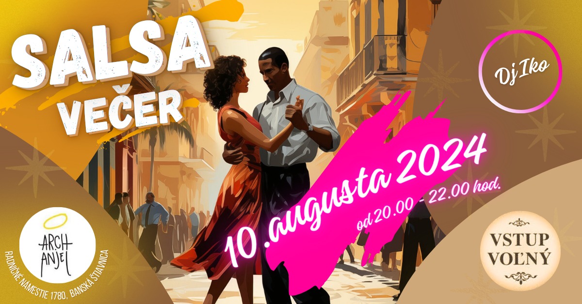 SALSA VEČER V B.ŠTIAVNICI 10.8.2024