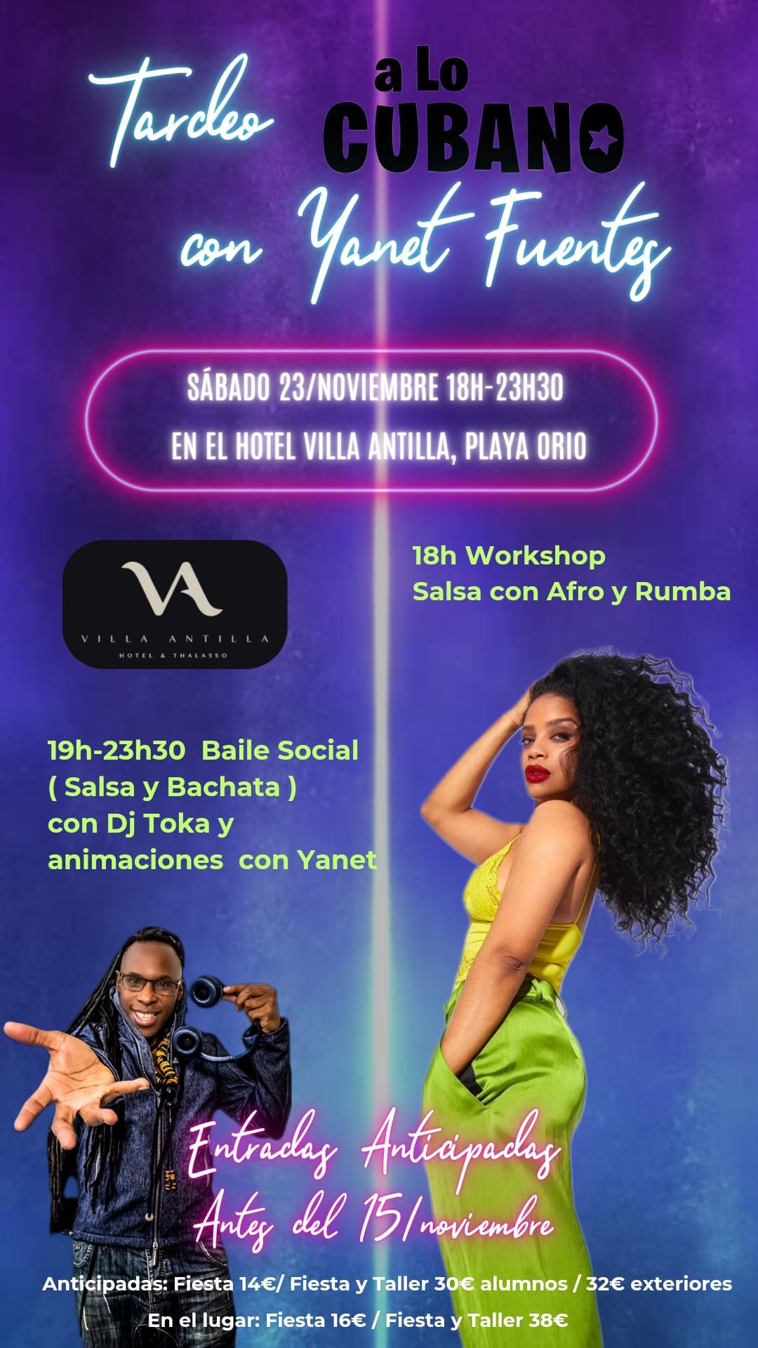 Taller y Tarde A lo Cubano con YANET FUENTES
