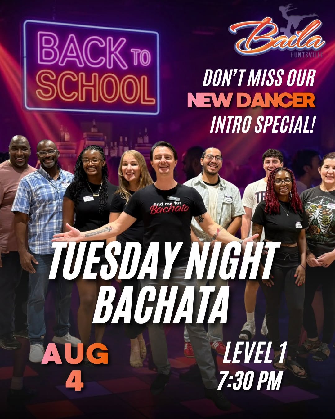 Tuesday Night Bachata! Back To School!