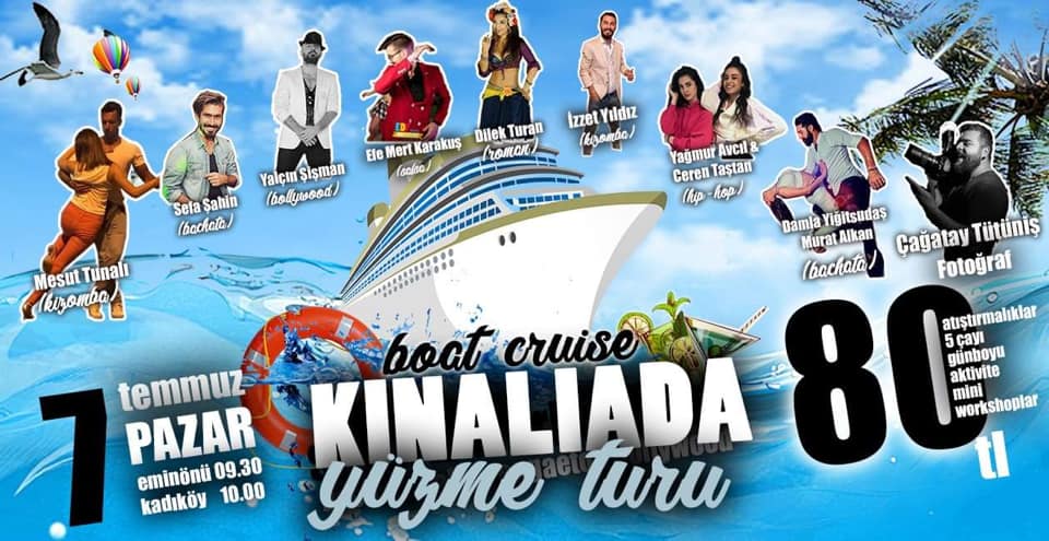 Yüzme ve Tekne Turu Kınalıada Boat Cruise