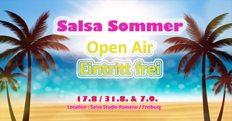 Salsa Open Air Eintritt frei Salsastudio Romano