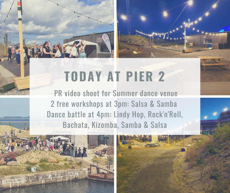 Optagelse af PR-video for Sommerdans på Pier 2
