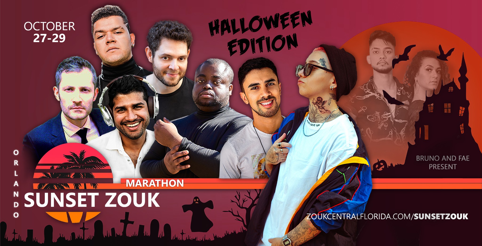 Sunset Zouk MARATHON 2023 - Halloween Edition