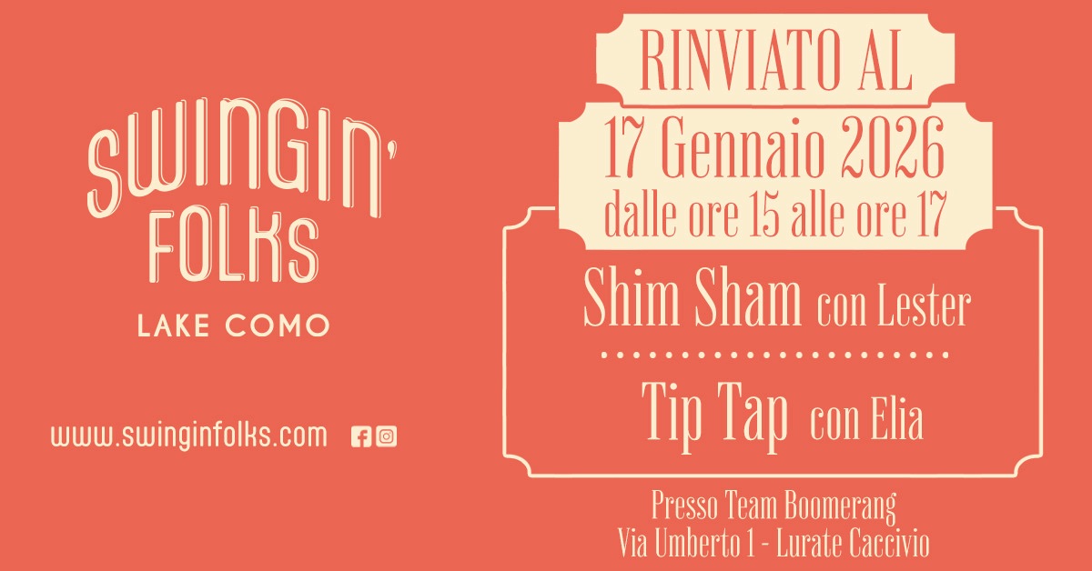 Workshop di Shim sham e Tip Tap shim sham