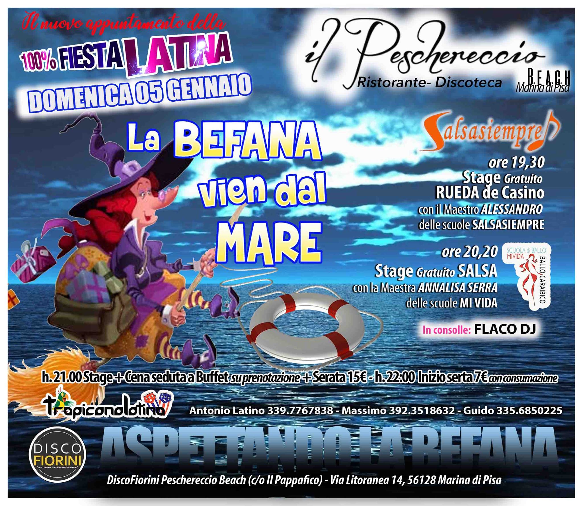 100% FestaLatina la Domenica Latina del Peschereccio BEACH