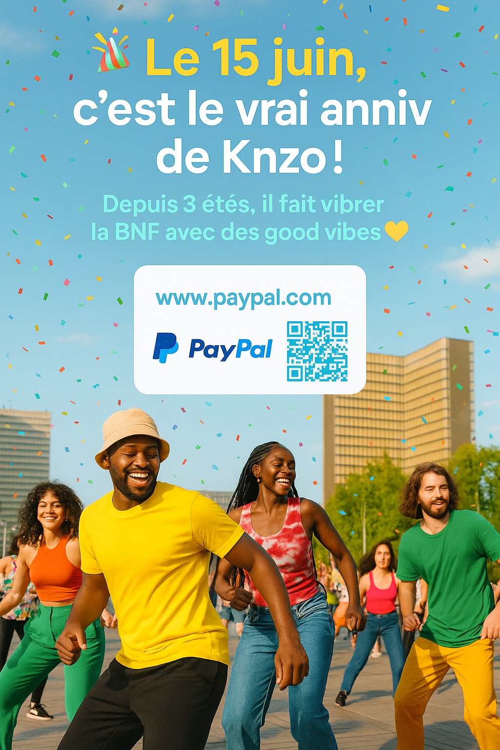 đ KNZO FĂTE SON ANNIVERSAIRE DIMANCHE 15 JUIN 2025