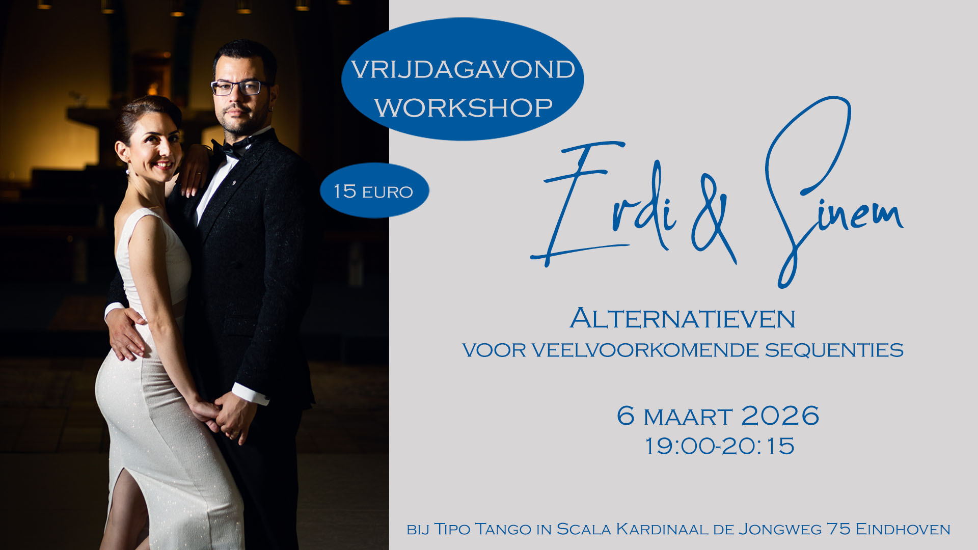 Vrijdagavond workshop met Erdi&Sinem