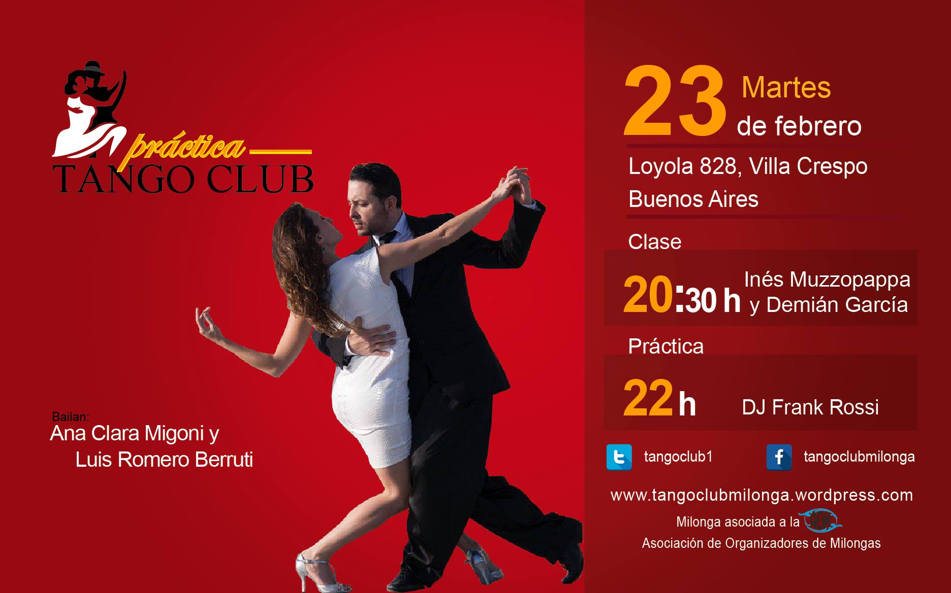 Tango Club: bailan Ana Clara Migoni y Luis Romero Berruti