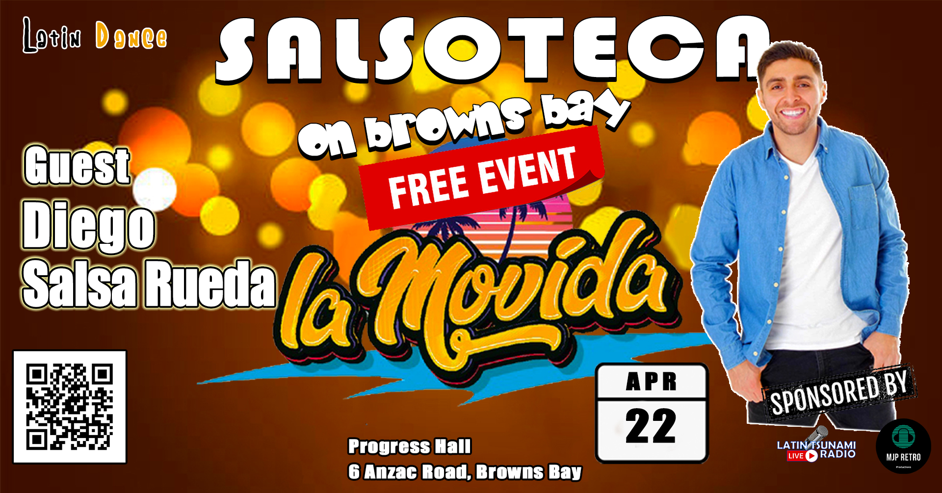 FREE EVENT Salsa Rueda with Diego @diego.troncoso.77 Salsoteca @lamovidanz La Movida