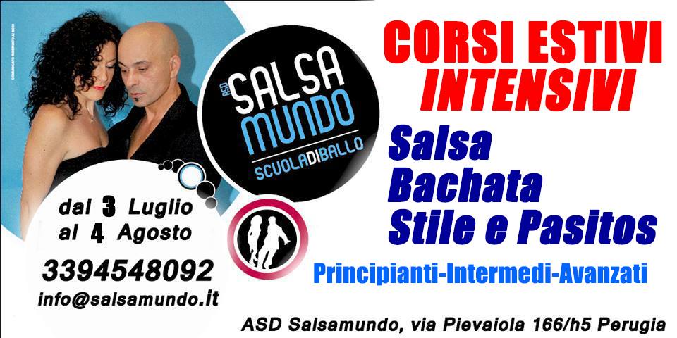 Corsi estivi intensivi di Salsa e Bachata Scuola Salsamundo