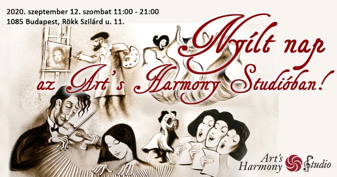 Ingyenes NYÍLT NAP az Art's Harmony Studióban!