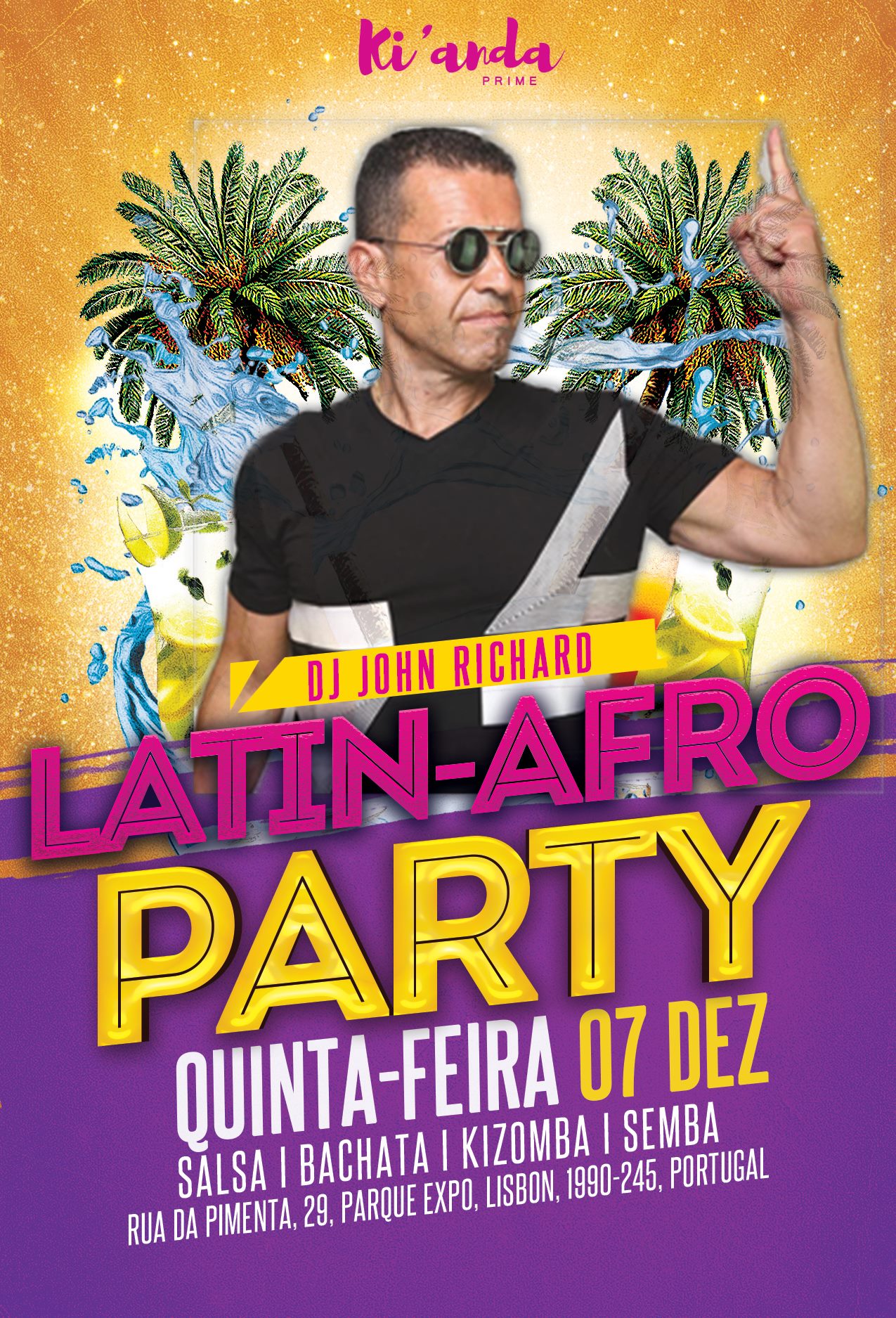 7 Dez V feriado Festa LatinAfro Ki’anda Prime