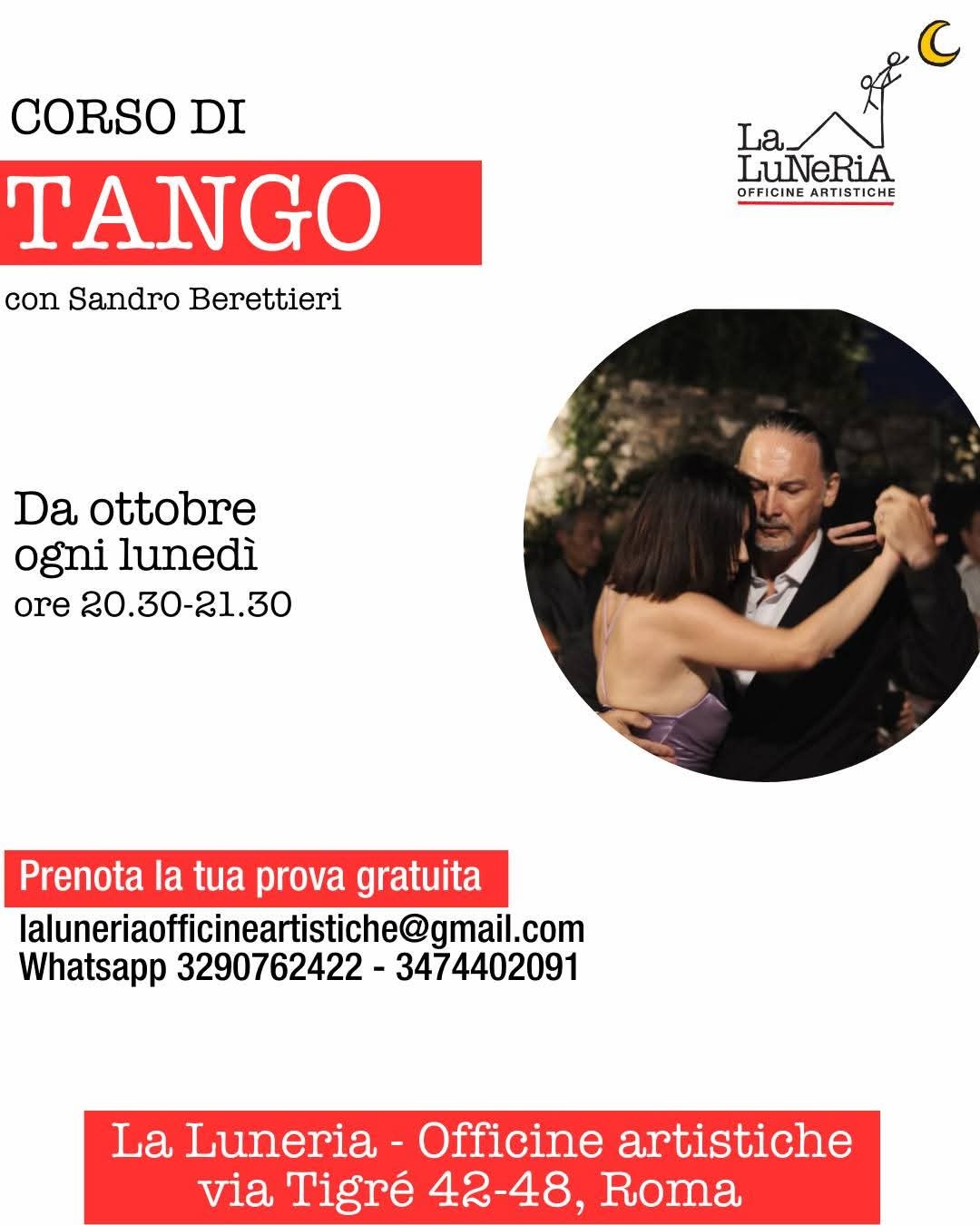 Nuovo Corso di Tango Argentino per Principianti.