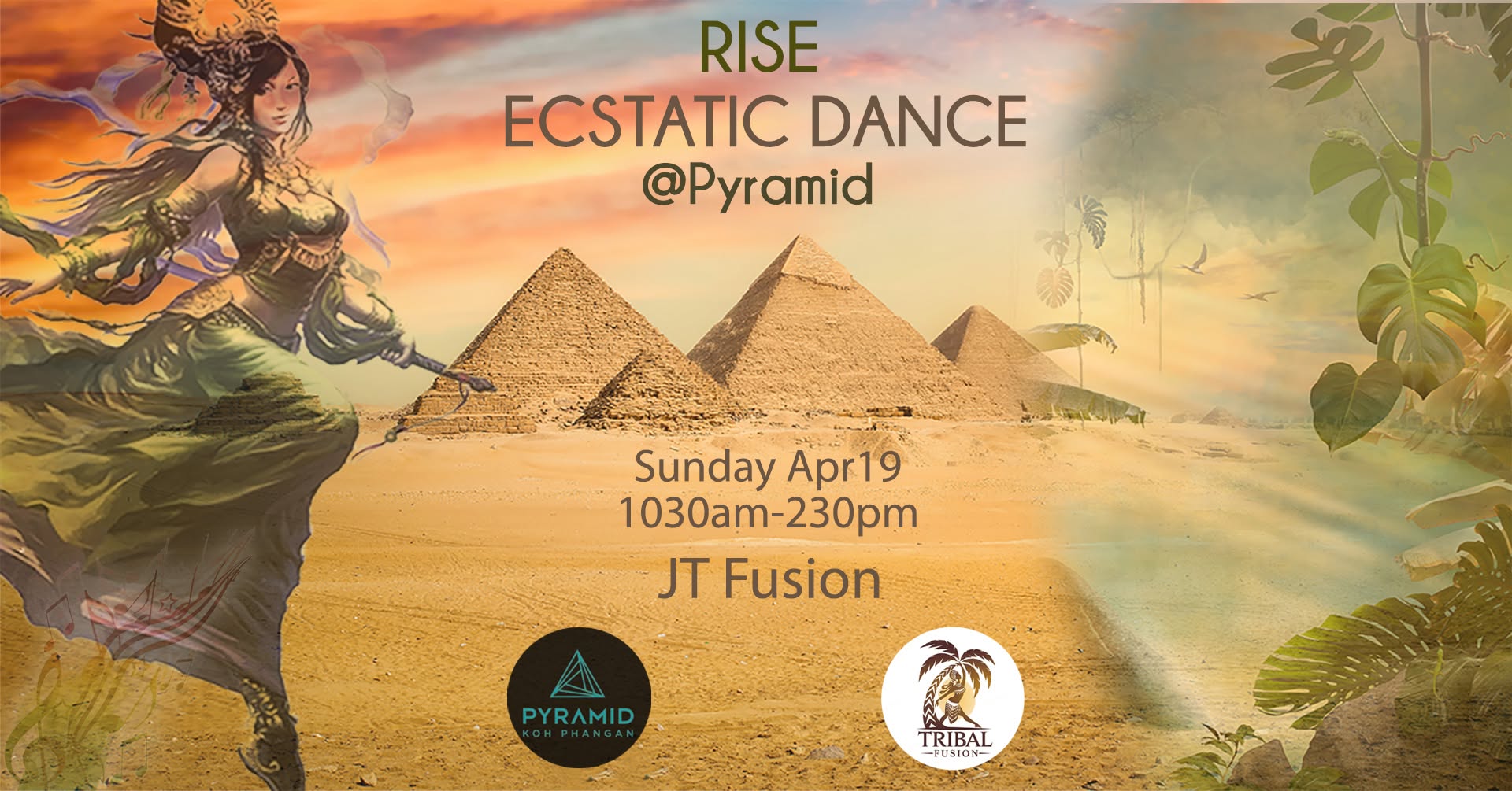Rise ECSTATIC DANCE @ Pyramid with JT Fusion