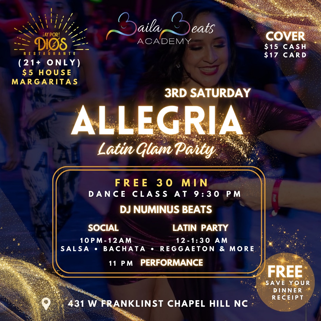 ⭐️ALLEGRIA- Latin Glam Party 🎉