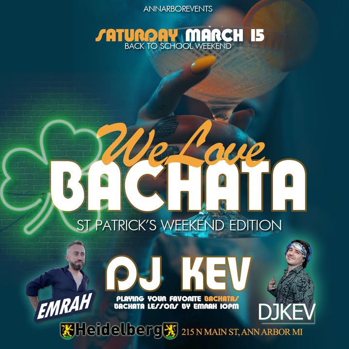 We Love Bachata - St Patrick's Bachata Social π