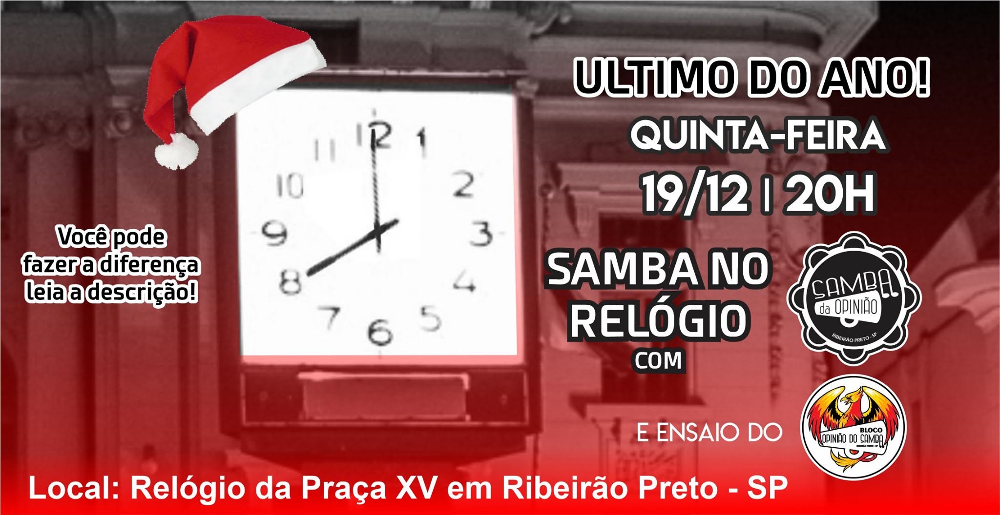 Ultimo Samba no Relógio - Samba da Opinião Bloco Opinão do Samba