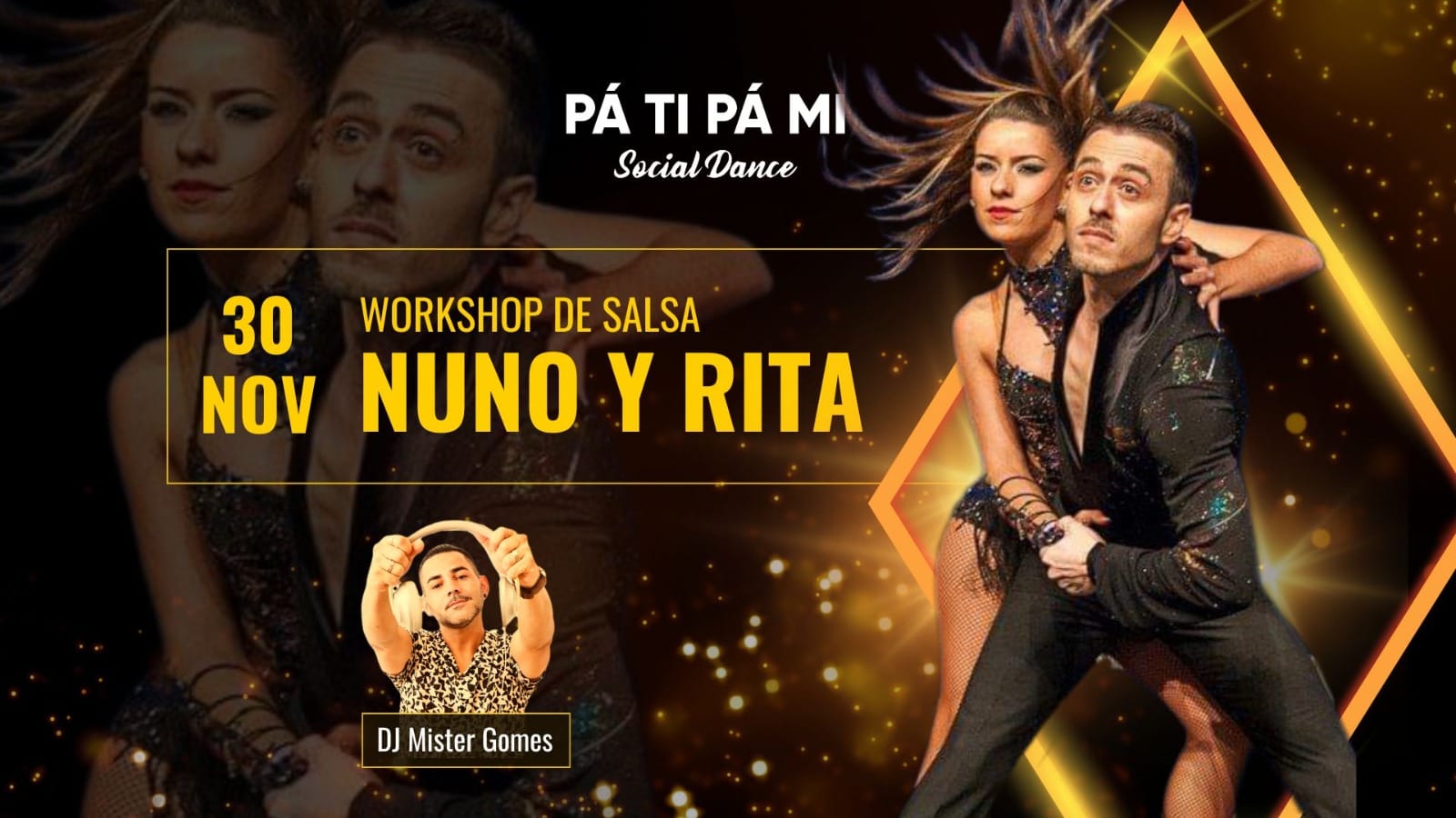 PÁ TI PÁ MI Workshop de Salsa com Nuno Y Rita
