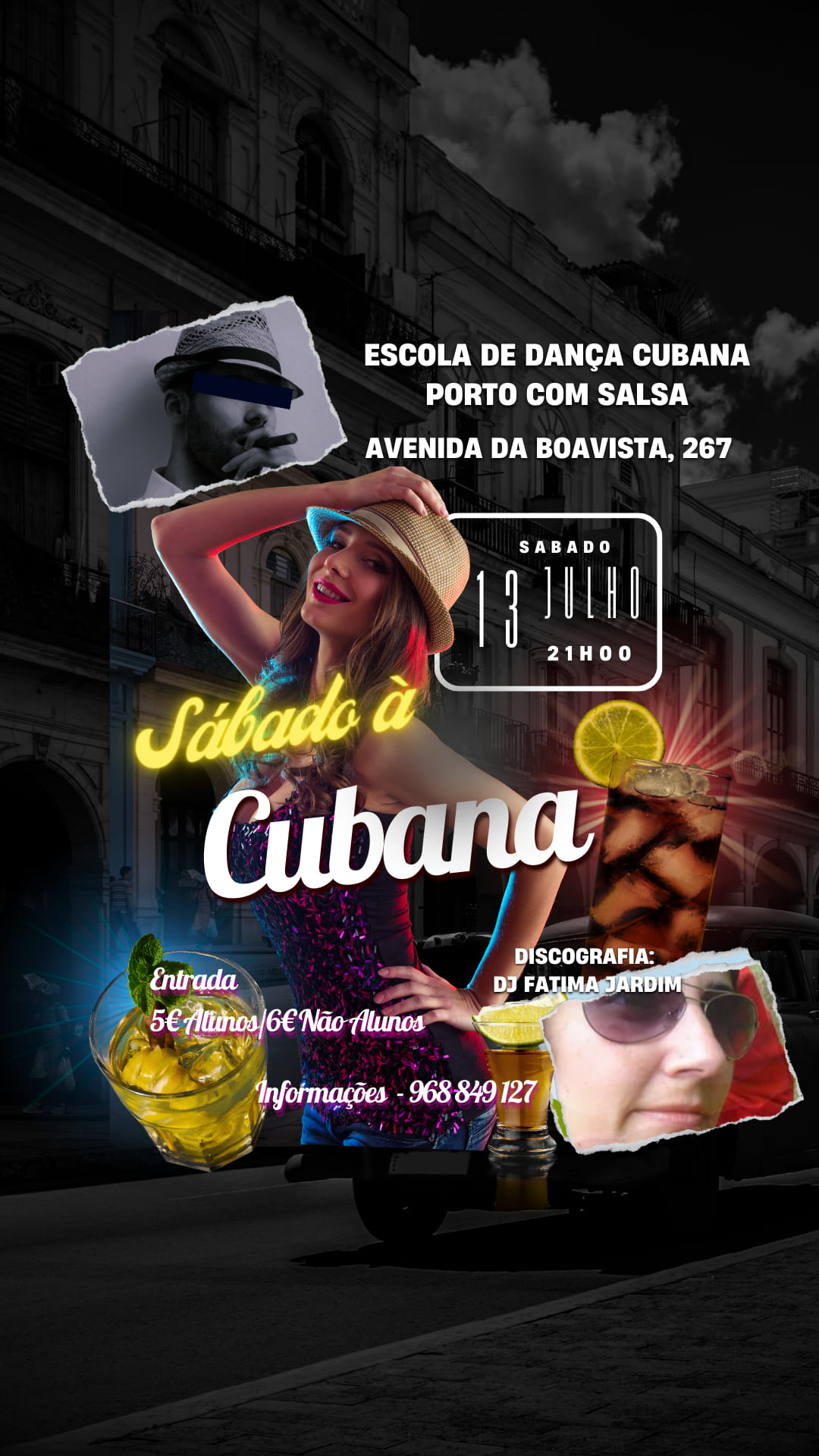SÁBADO À CUBANA • FESTA "PORTO COM SALSA"