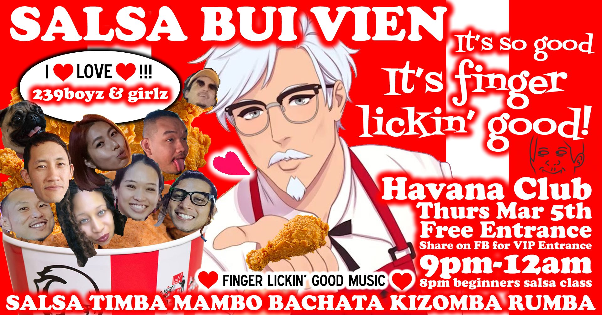 Salsa Bui Vien - so good, it's finger lickin' good