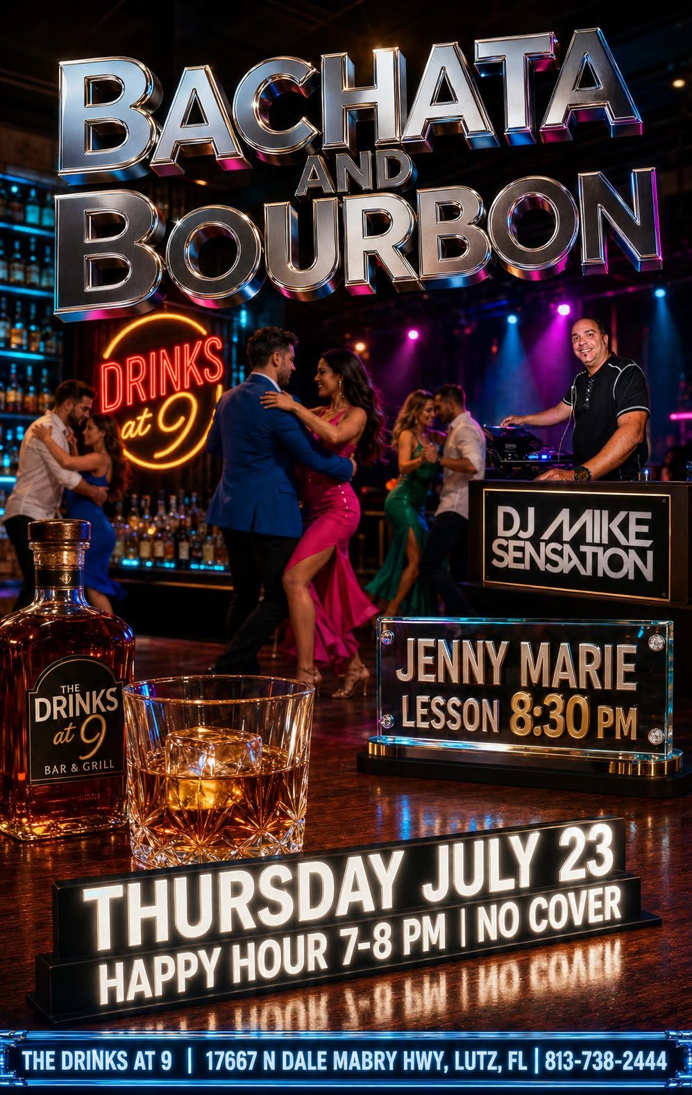 Bachata and Bourbon: Bachata Night in Lutz, FL